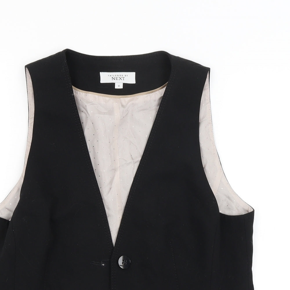 NEXT Womens Black   Jacket Waistcoat Size 12