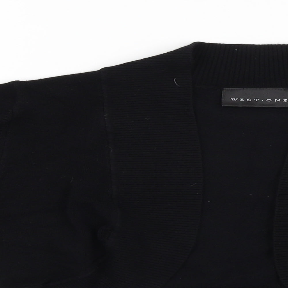 west one Womens Black   Cardigan Jumper Size 12