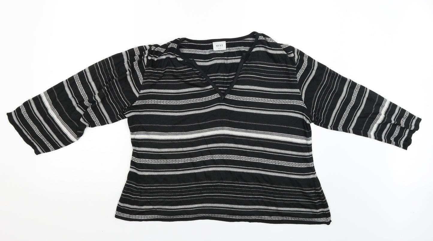 NEXT Womens Black   Basic T-Shirt Size 14