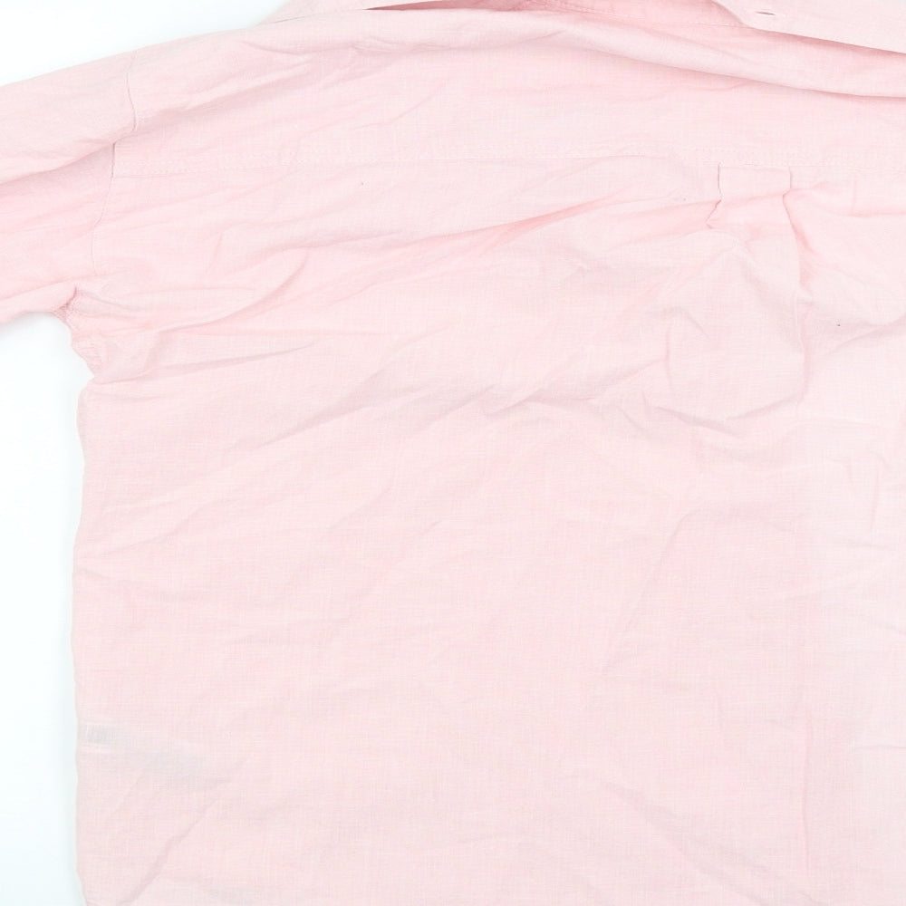 NEXT Womens Pink   Basic Button-Up Size 12