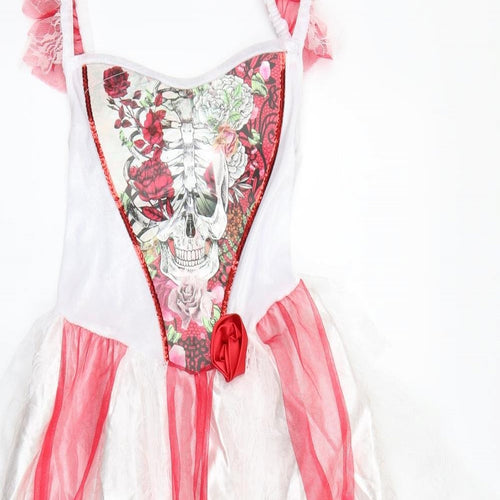 George Girls White   A-Line  Size 11-12 Years  - Halloween Fancy dress