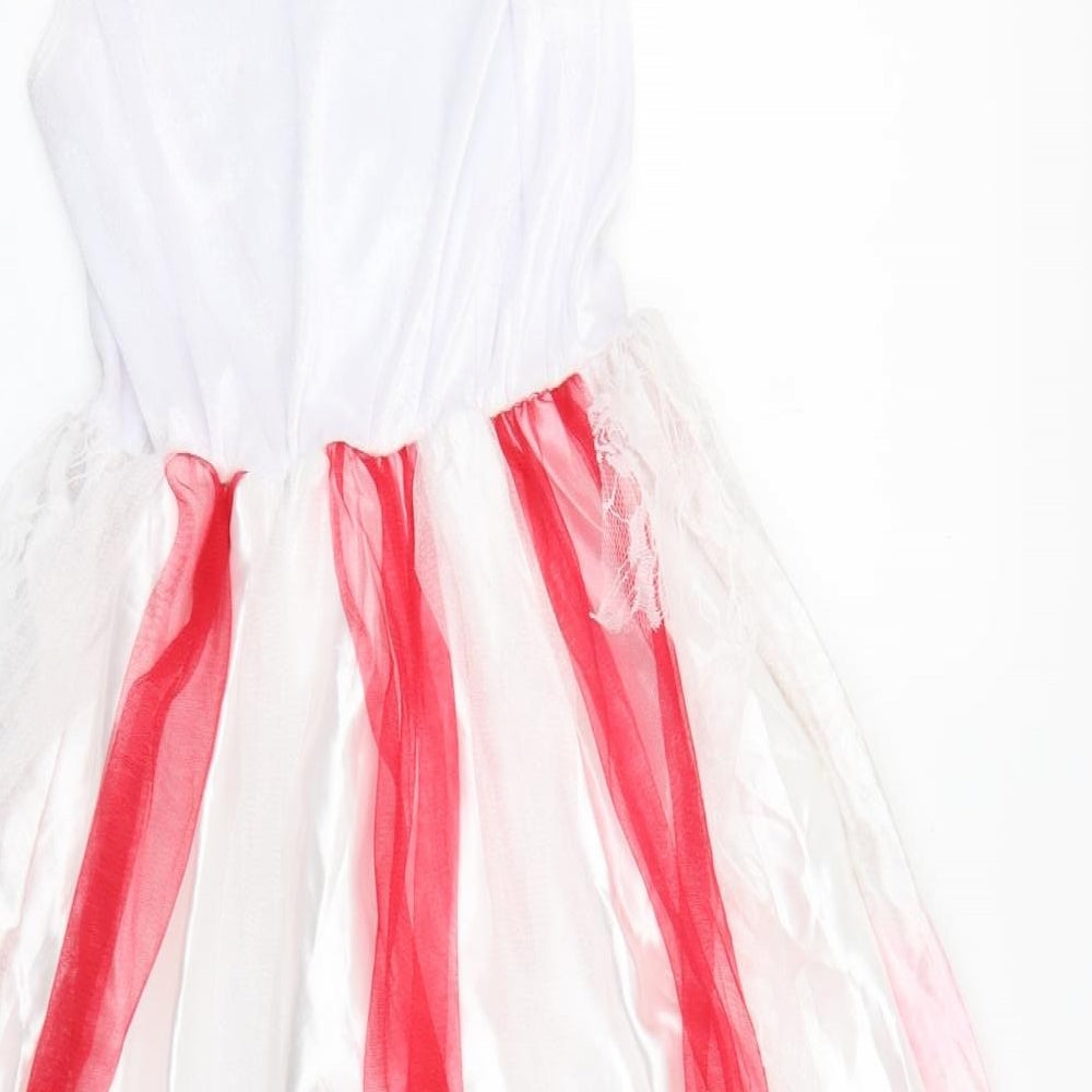 George Girls White   A-Line  Size 11-12 Years  - Halloween Fancy dress