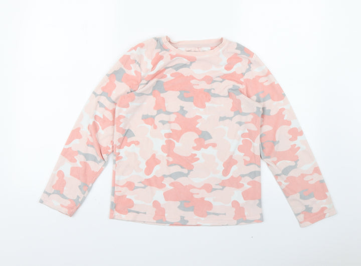 Primark Girls Pink Camouflage  Cami Pyjama Top Size 10-11 Years