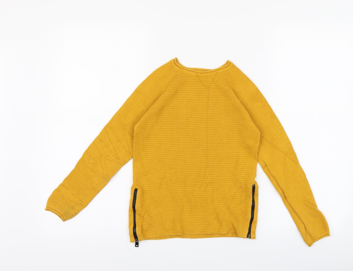 Primark Boys Yellow   Pullover Jumper Size 6-7 Years
