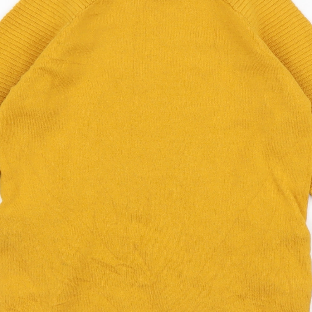 Primark Boys Yellow   Pullover Jumper Size 6-7 Years