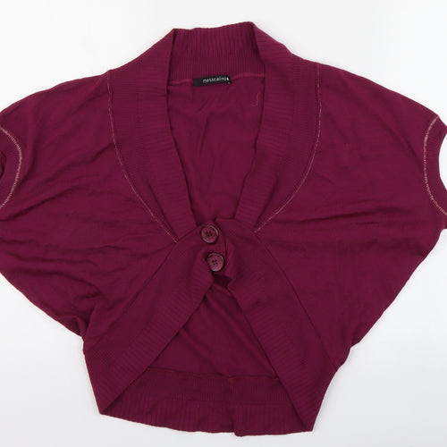 messcalino Womens Purple   Cardigan Jumper Size 10