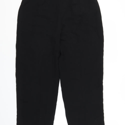 Preworn Womens Black   Trousers  Size 28 in L23 in
