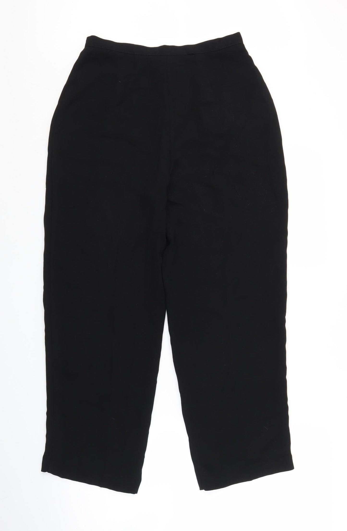 Preworn Womens Black   Trousers  Size 28 in L23 in