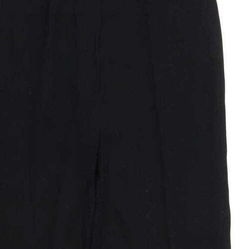 Preworn Womens Black   Trousers  Size 28 in L23 in