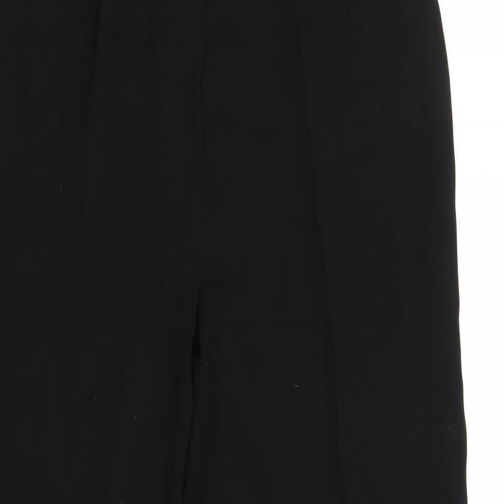 Preworn Womens Black   Trousers  Size 28 in L23 in