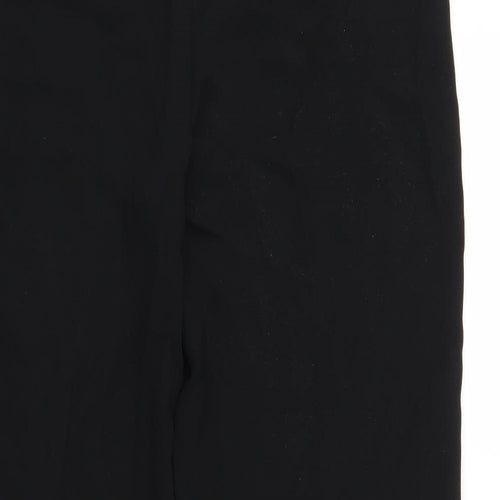 Preworn Womens Black   Trousers  Size 28 in L23 in