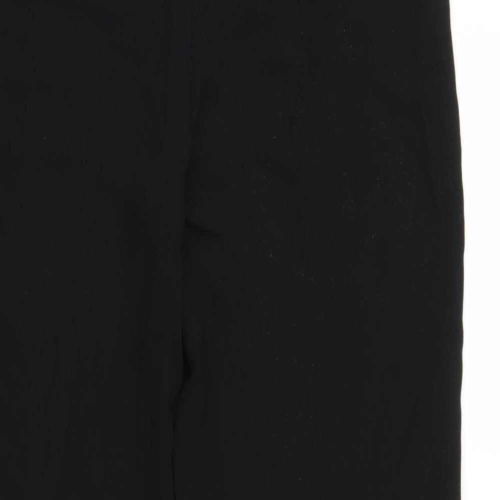 Preworn Womens Black   Trousers  Size 28 in L23 in