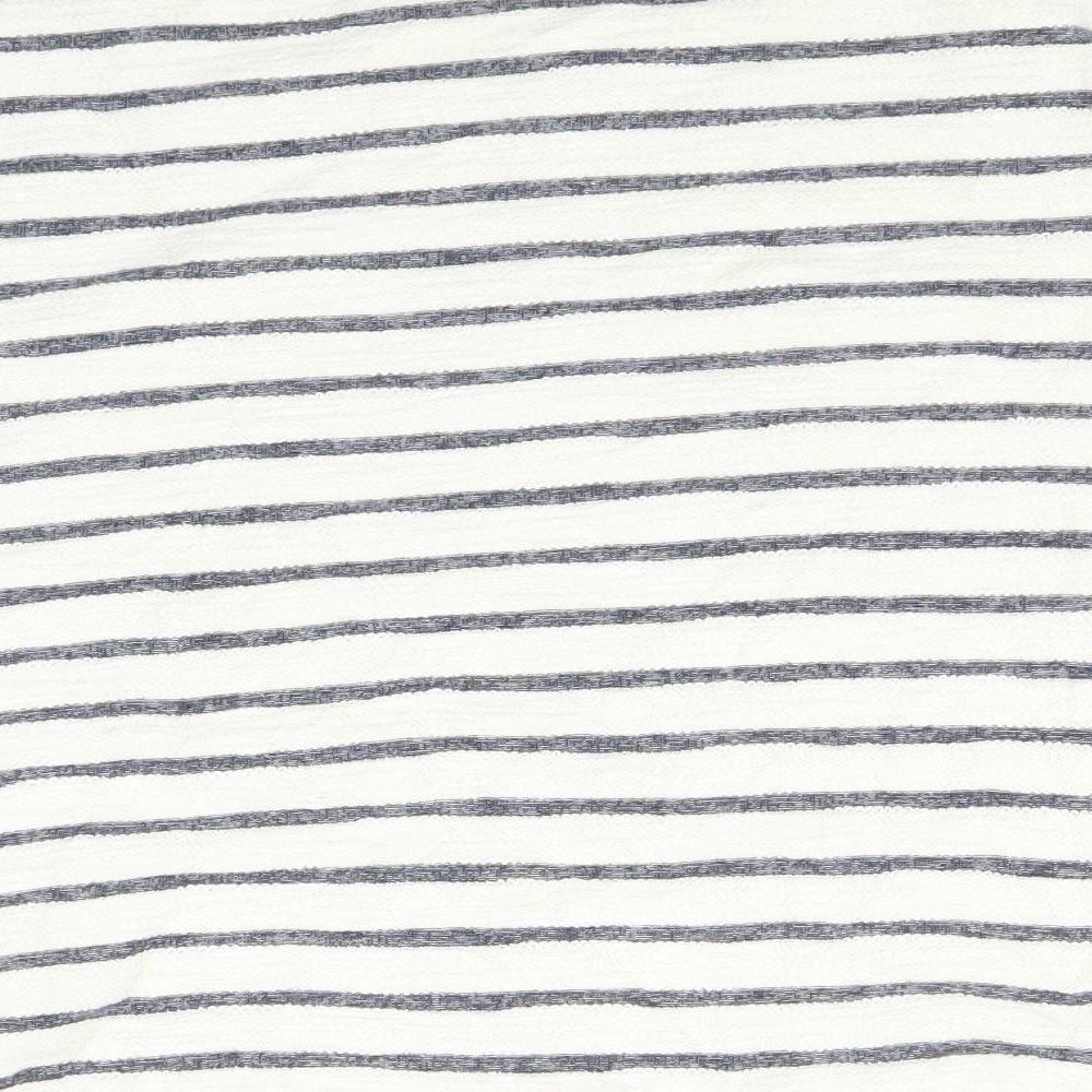 Marks and Spencer Womens White Striped  Pullover Jumper Size 10
