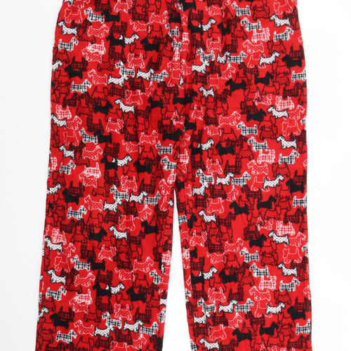 TU Womens Red Polka Dot  Sweatpants Trousers Size 20 in L27 in