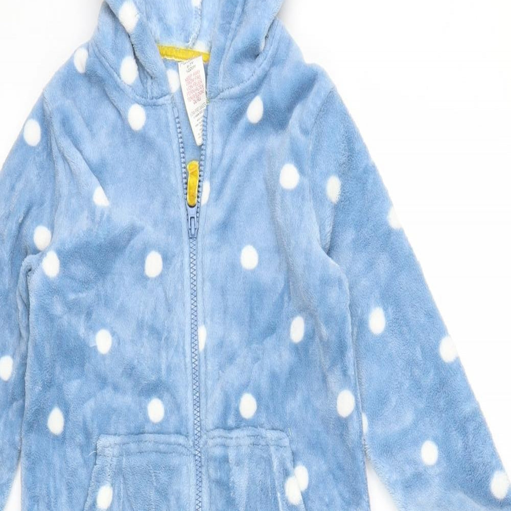 Boden Boys Blue Polka Dot   One Piece Size 6-7 Years