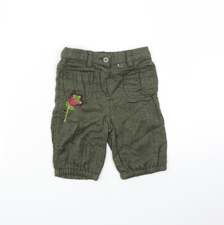 MINIMODE Baby Green Capri Trousers Size 6-9 Months