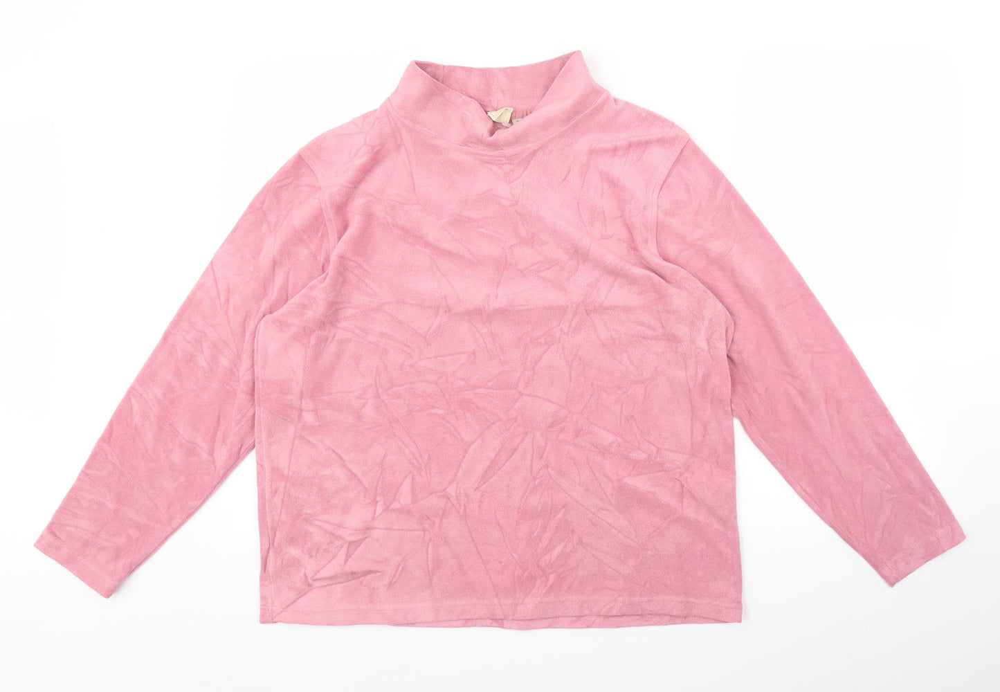 Cotton Traders Womens Pink   Pullover Jumper Size 18