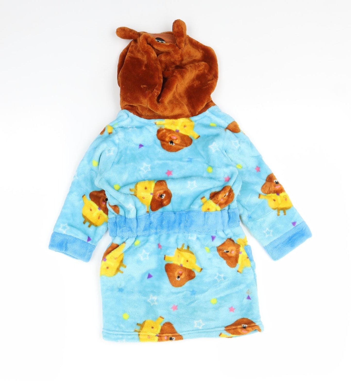 Hey Duggee Baby Blue Polka Dot   Robe Size 12-18 Months