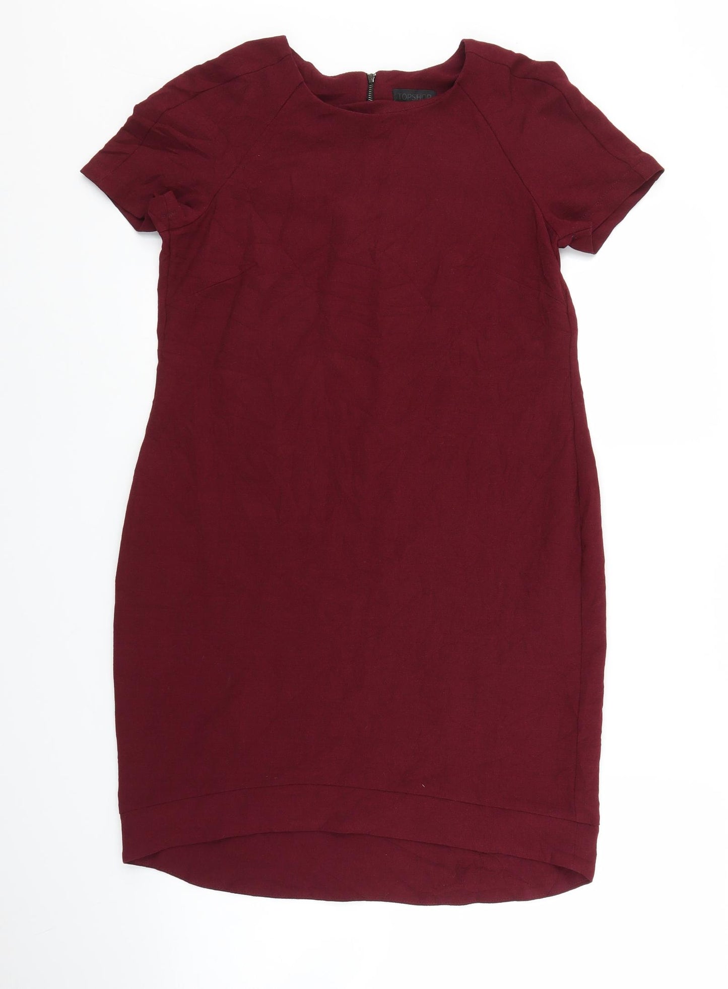 Topshop Womens Red   T-Shirt Dress  Size 10