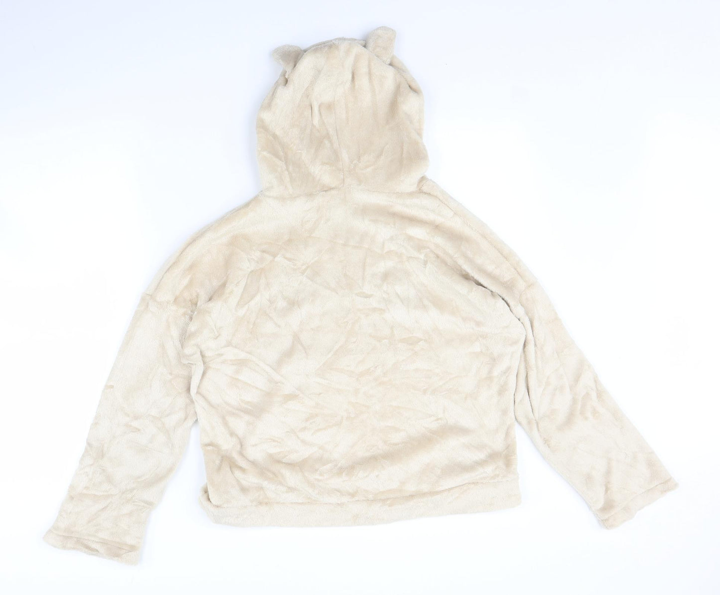 Preworn Womens Beige   Pullover Hoodie Size M