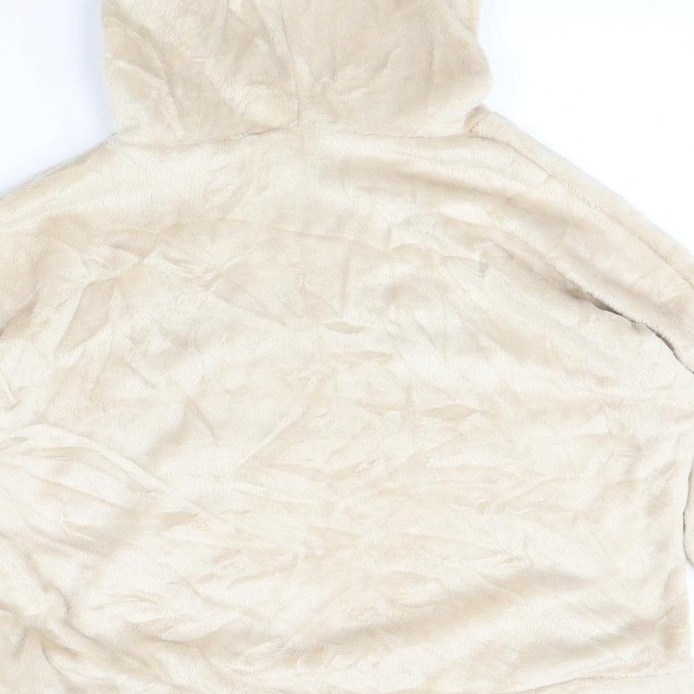 Preworn Womens Beige   Pullover Hoodie Size M