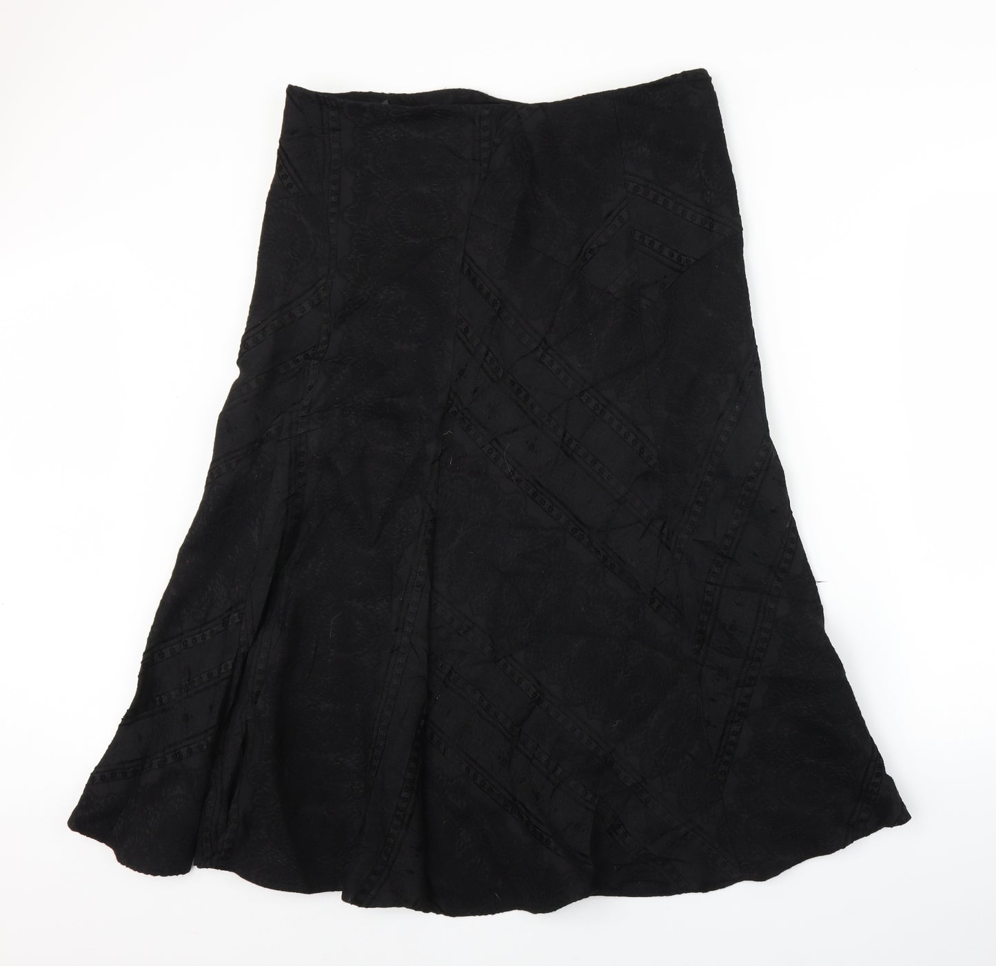 ALEX & CO Womens Black   A-Line Skirt Size 18