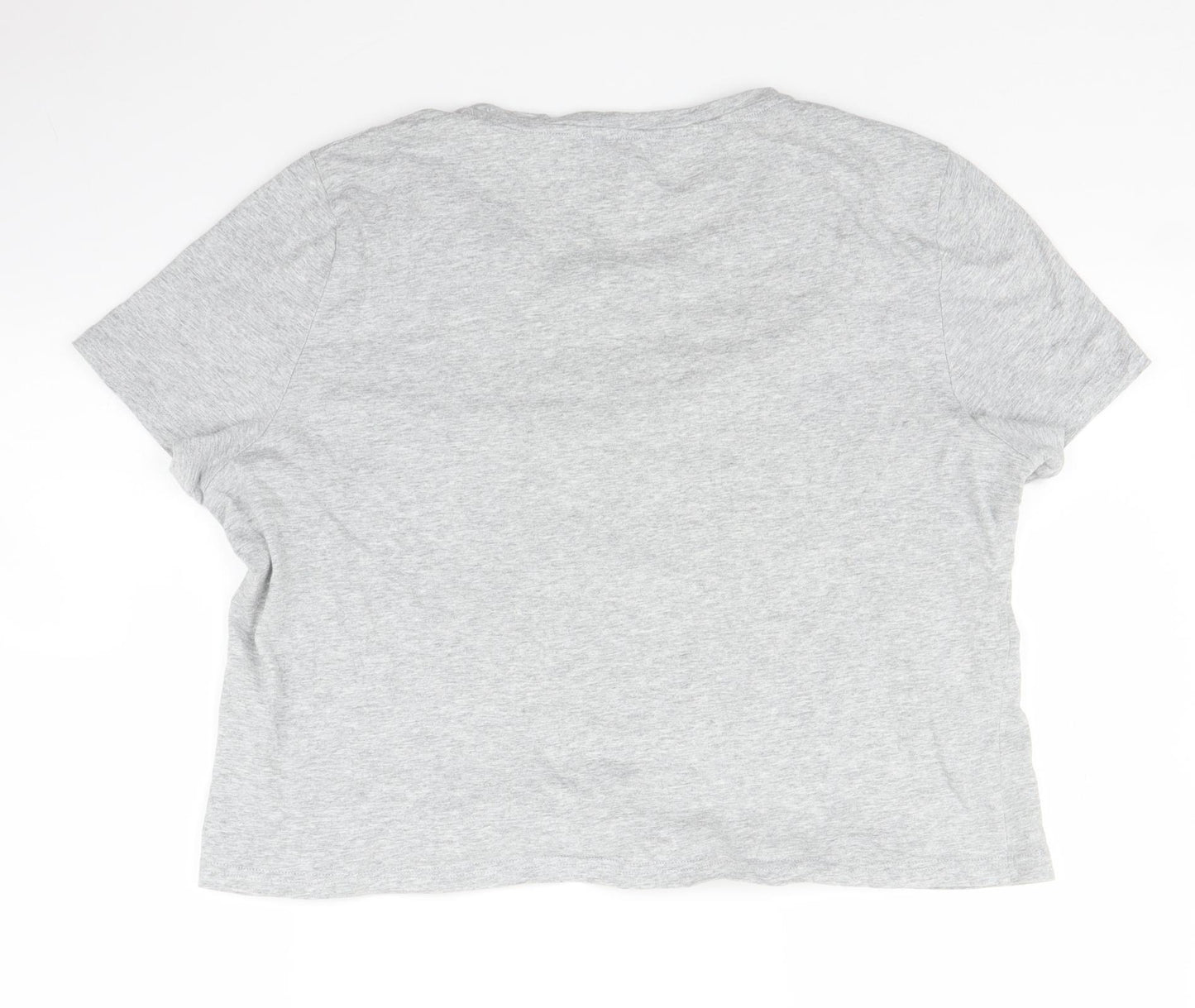 Miss Shop Womens Grey   Basic T-Shirt Size XL  - Japan