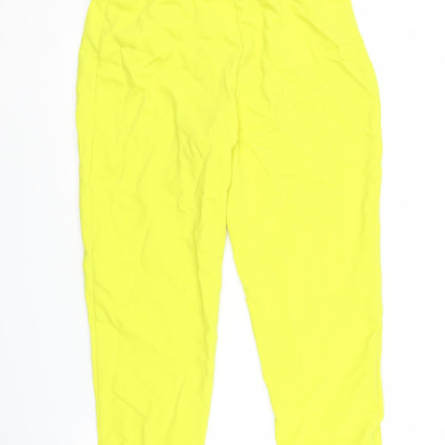 Primark Womens Yellow   Capri Trousers Size 8 L23 in