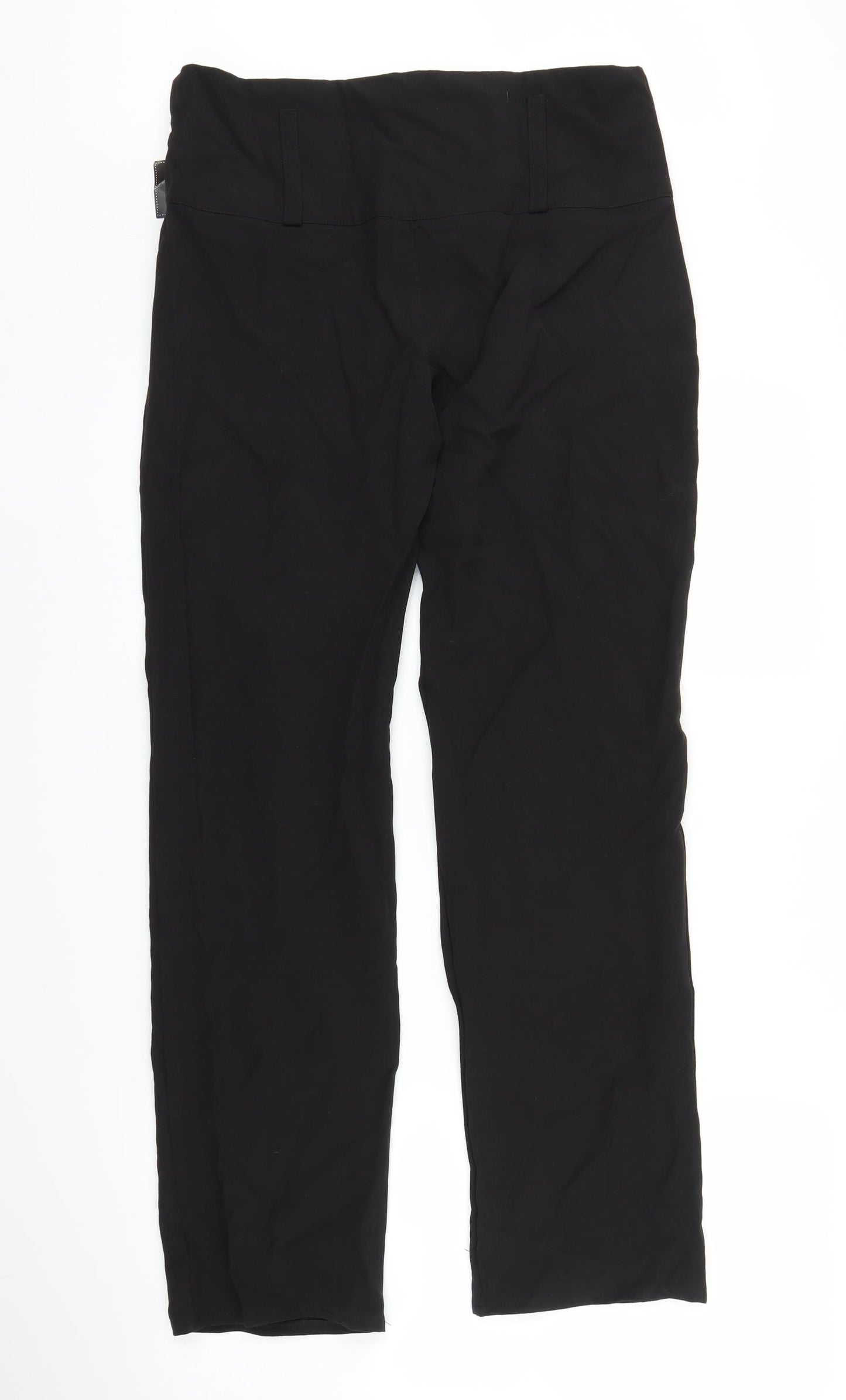 Reverse Womens Black   Capri Trousers Size 12 L28 in
