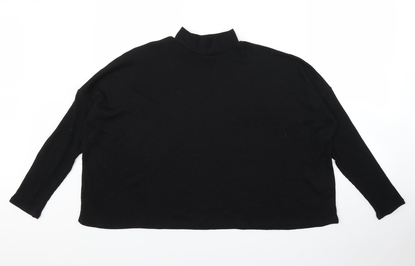 H&M Womens Black   Pullover Jumper Size L  - OVERSIZED