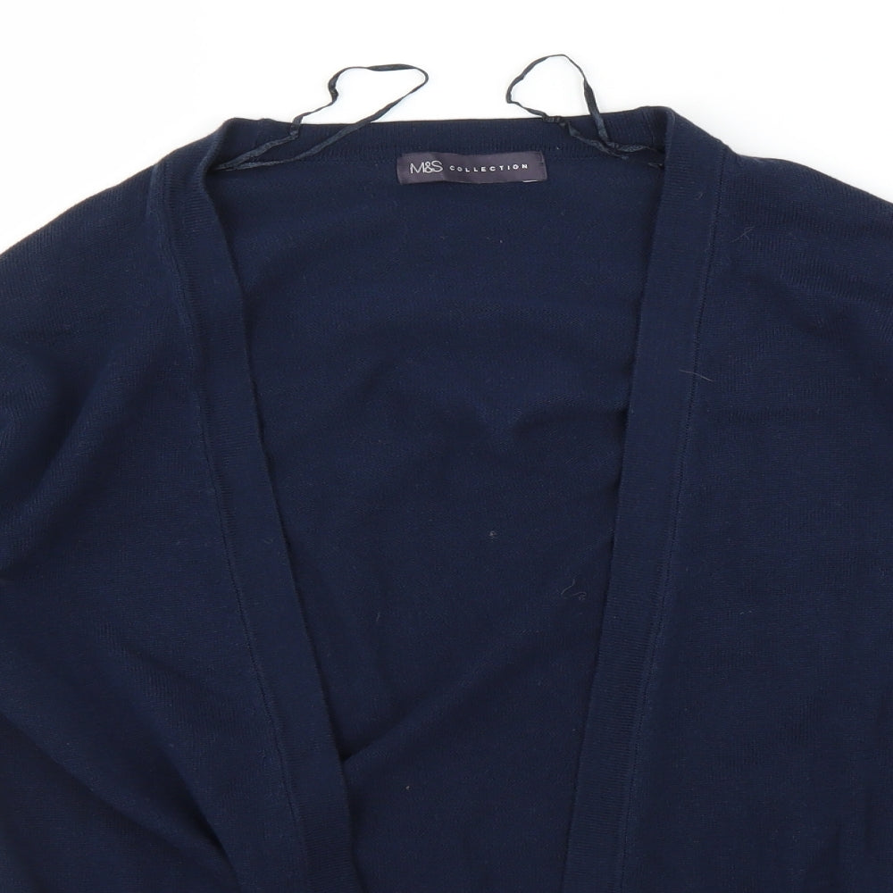 Marks and Spencer Womens Blue   Cardigan Jumper Size XS