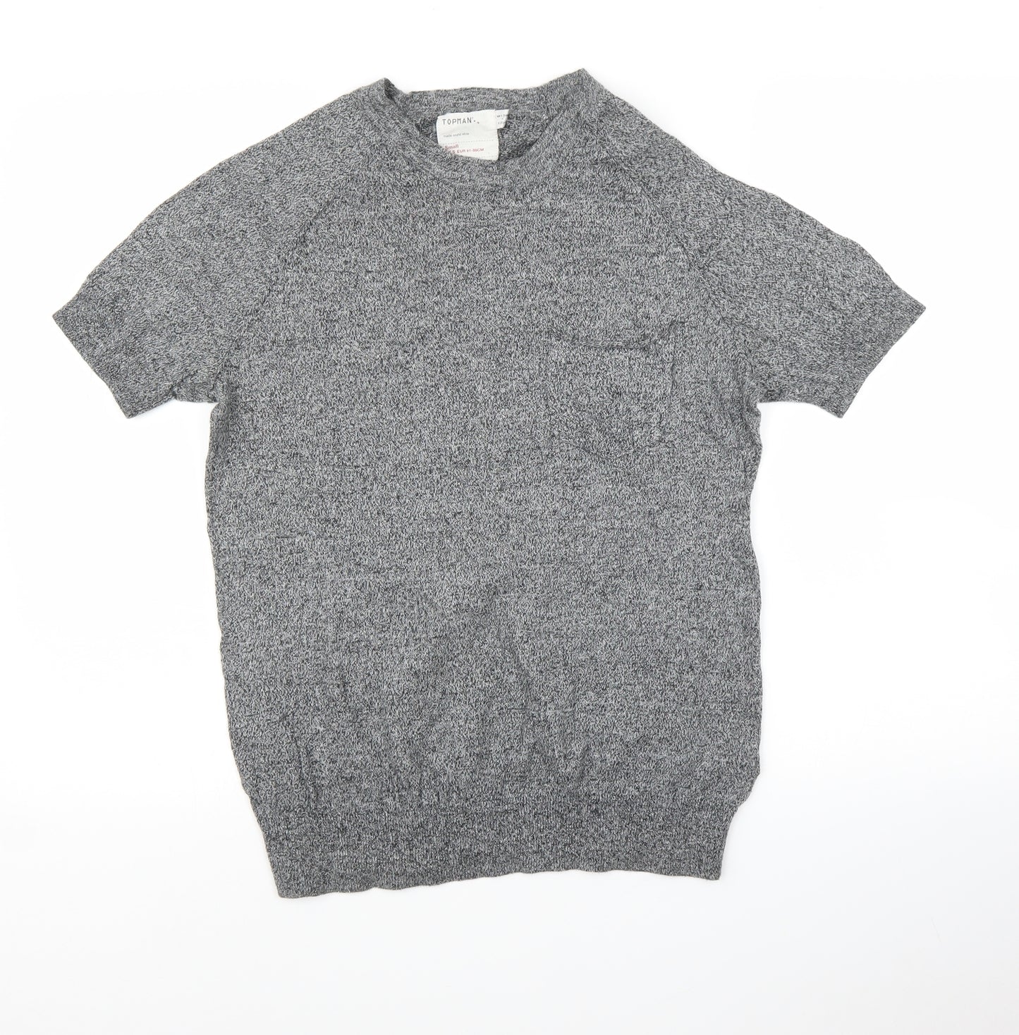 Topman Mens Green    T-Shirt Size S