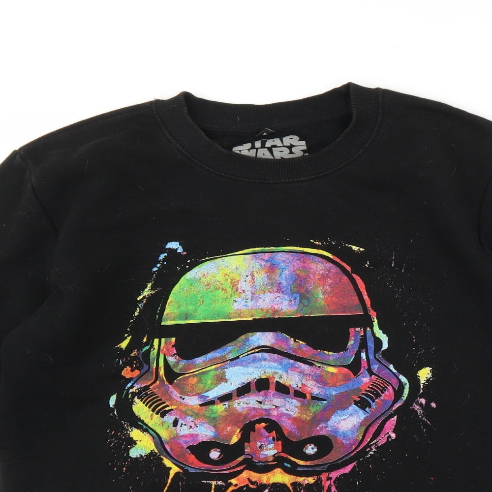 Star Wars Mens Black   Pullover Jumper Size S