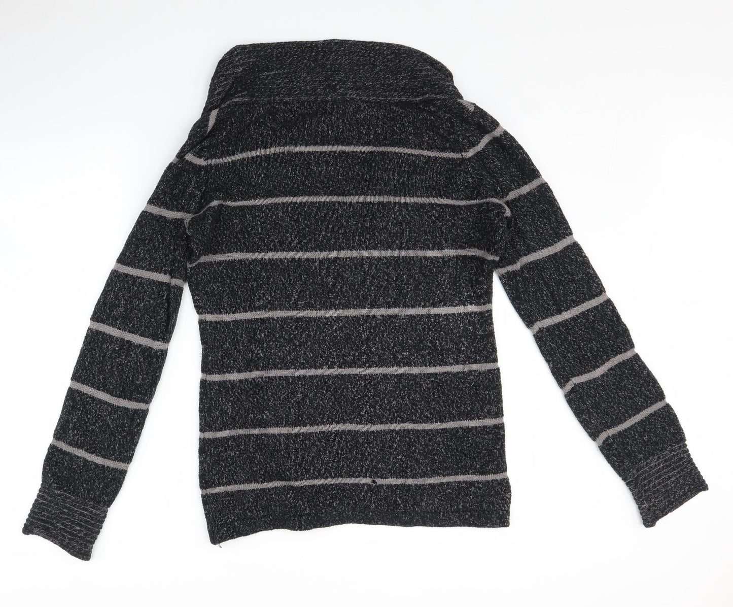 ExOfficio Womens Grey Striped  Pullover Jumper Size M