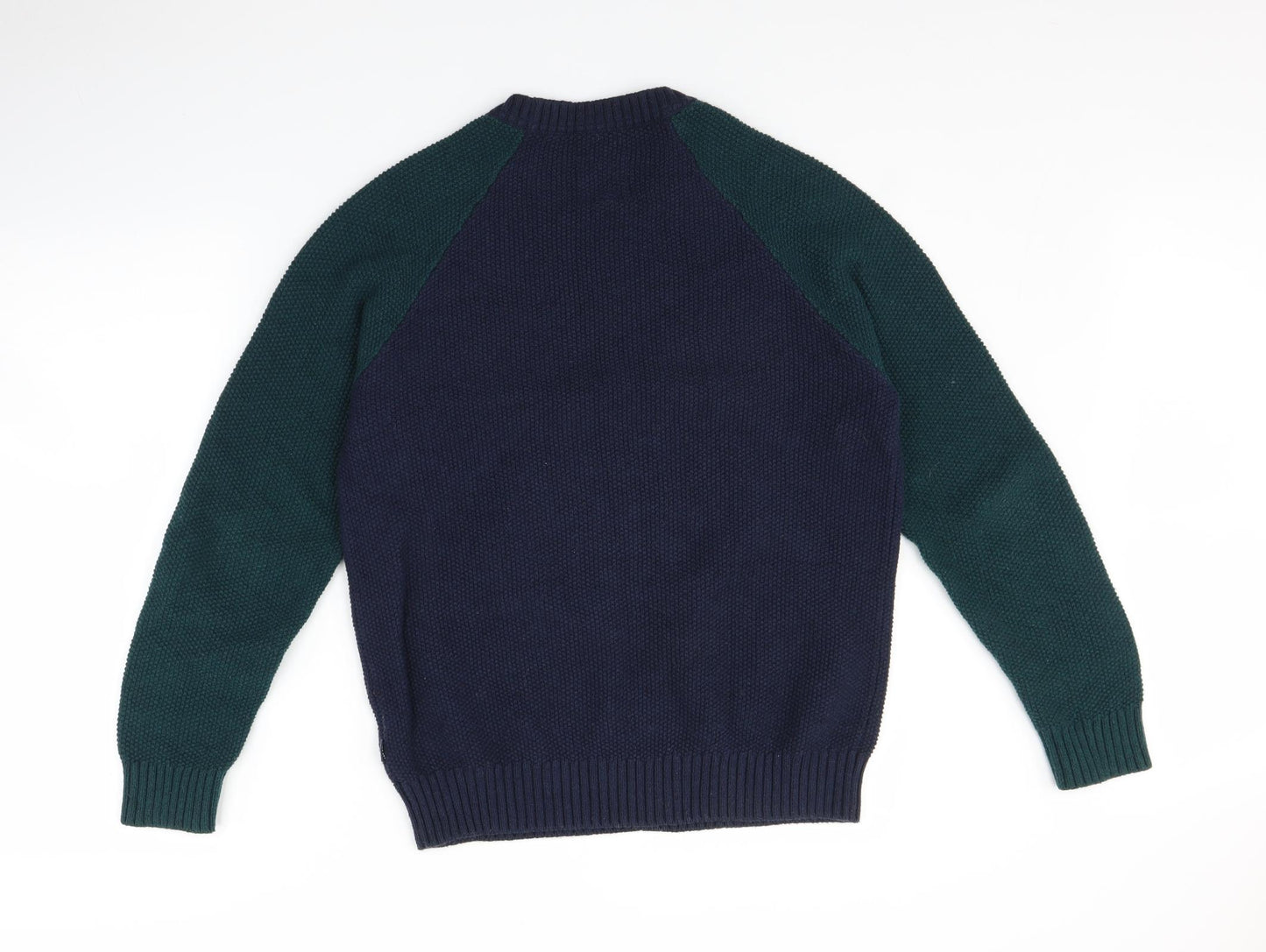 Fat Face Mens Blue  Knit Pullover Jumper Size M