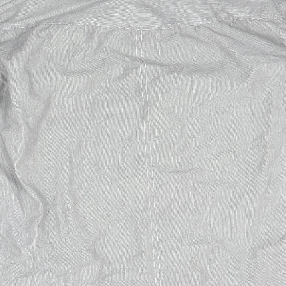 Henley Mens Grey    Button-Up Size M