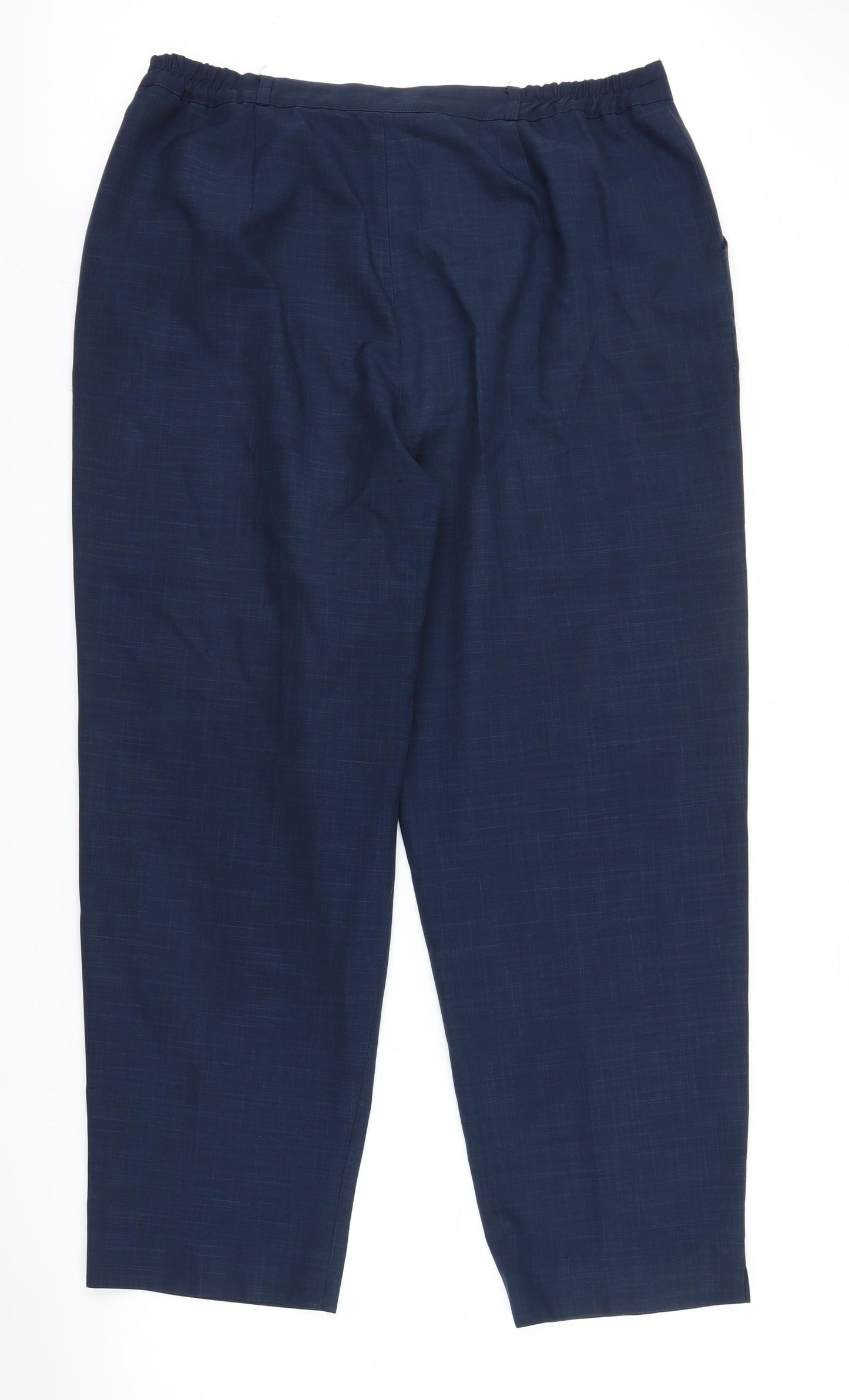 Bonmarché Womens Blue   Capri Trousers Size 18 L27 in