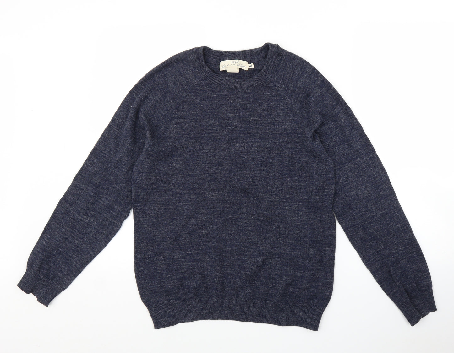 H&M Mens Blue   Pullover Jumper Size S