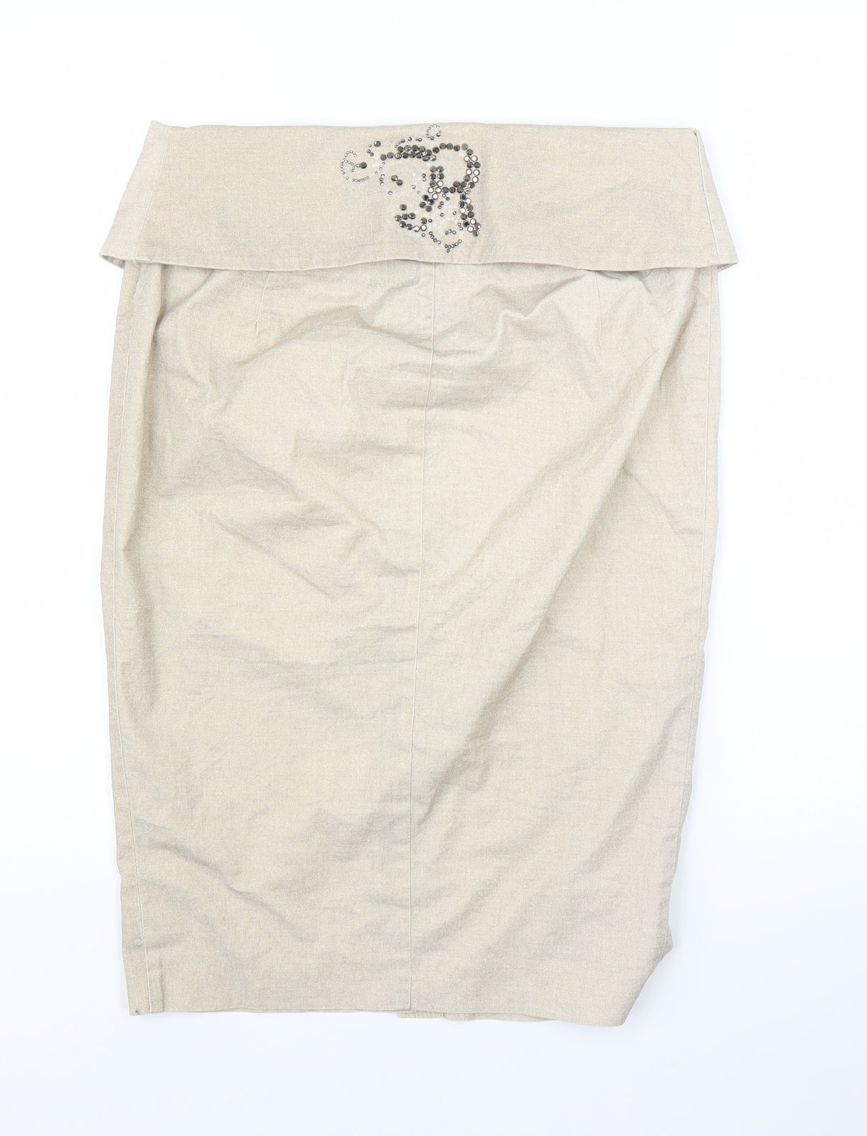 River Island Womens Beige   Straight & Pencil Skirt Size 12