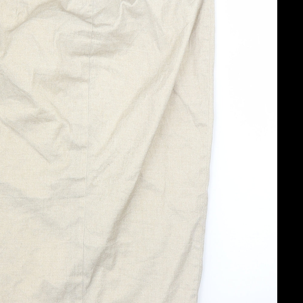 River Island Womens Beige   Straight & Pencil Skirt Size 12