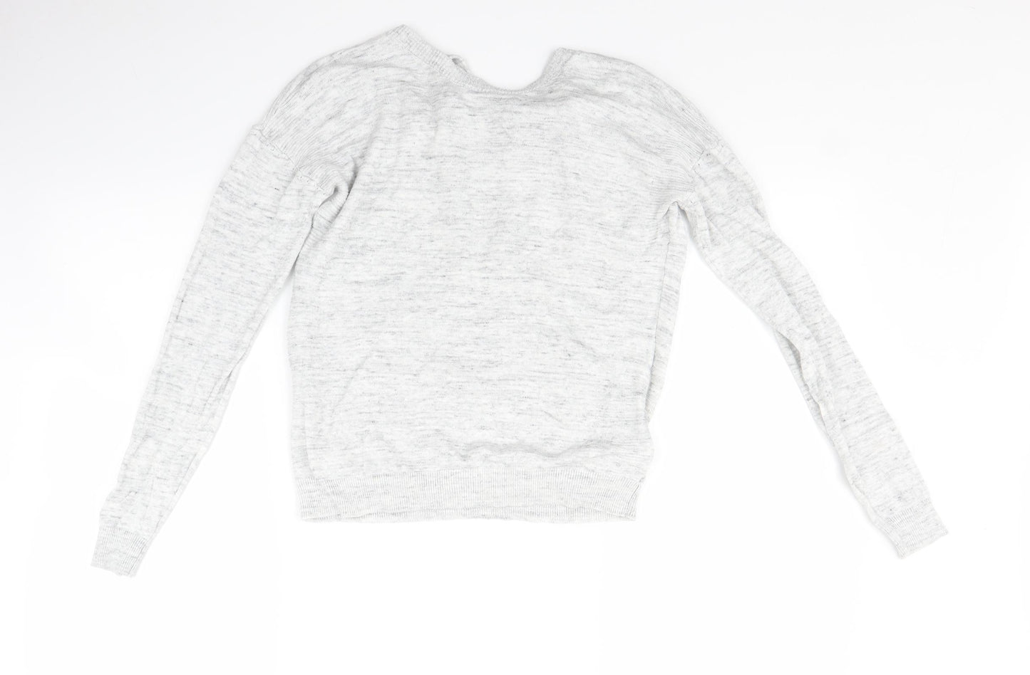 NEXT Womens Grey   Wrap Blouse Size 10