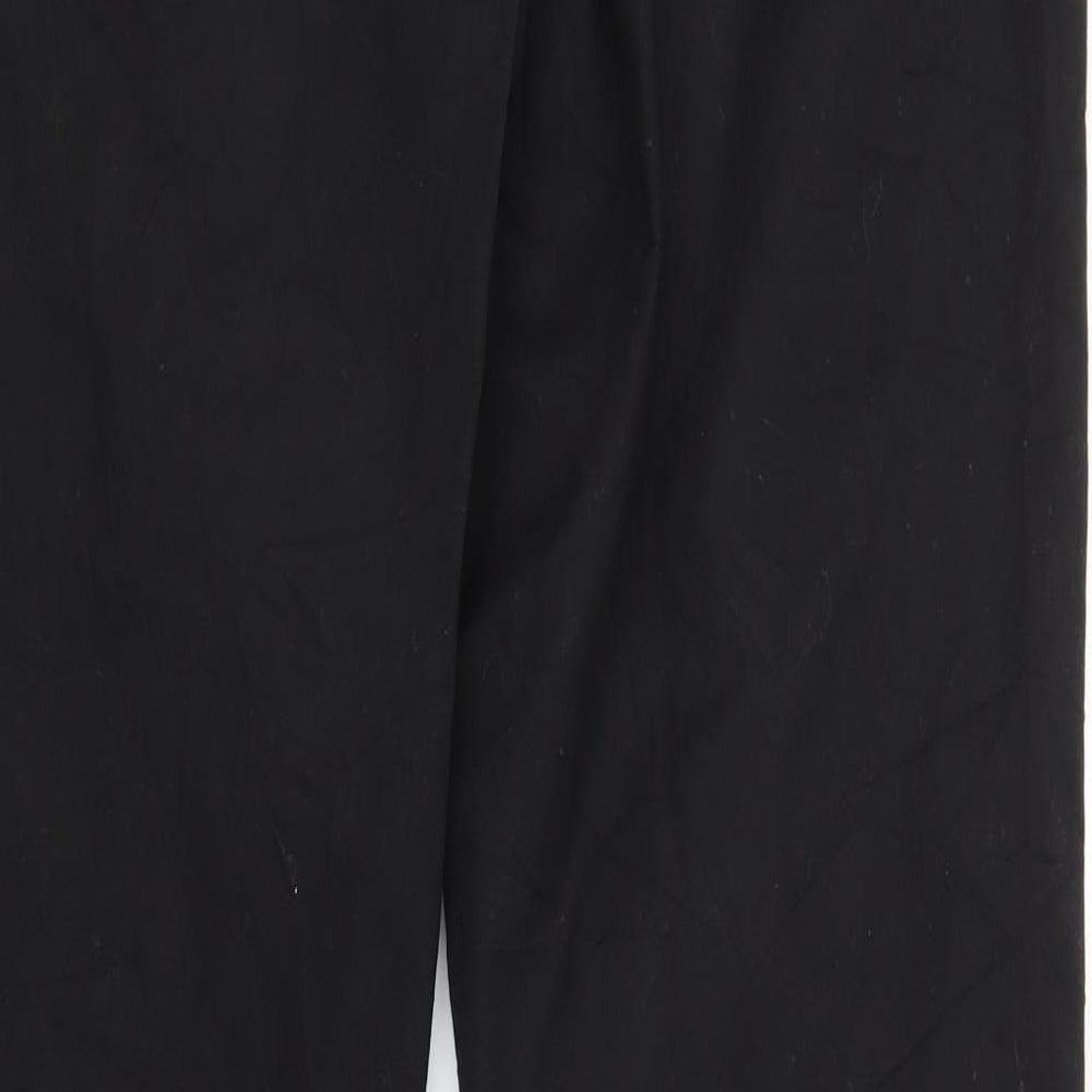 Marks and Spencer Mens Black   Chino Trousers Size 36 in L31 in