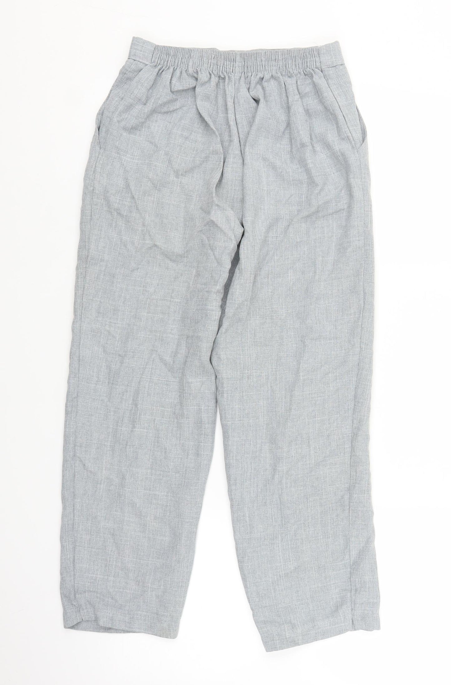 Preworn Womens Grey   Trousers  Size 12 L22 in