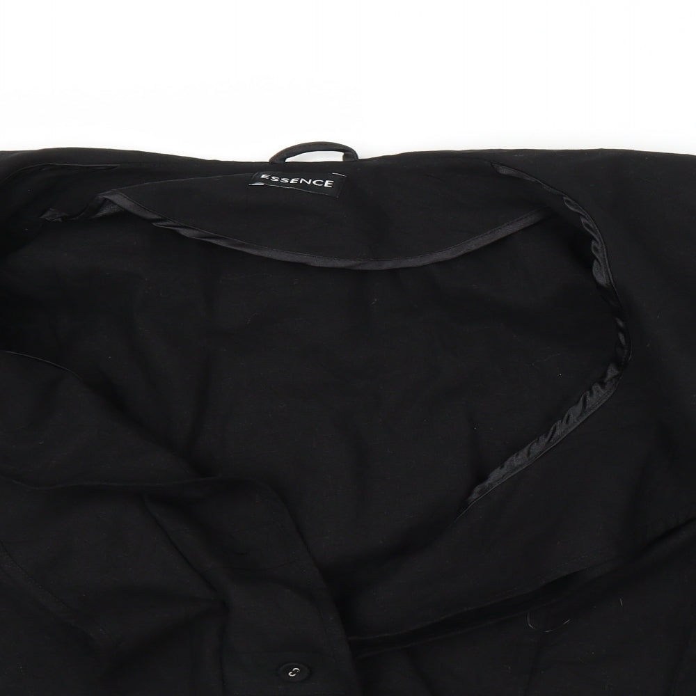 essence Womens Black   Jacket  Size 20