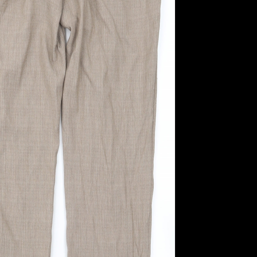 m&s Womens Beige   Trousers  Size 16 L27 in