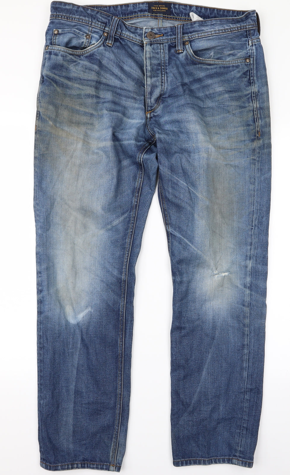 jack jones Mens Blue   Bootcut Jeans Size 38 L29 in
