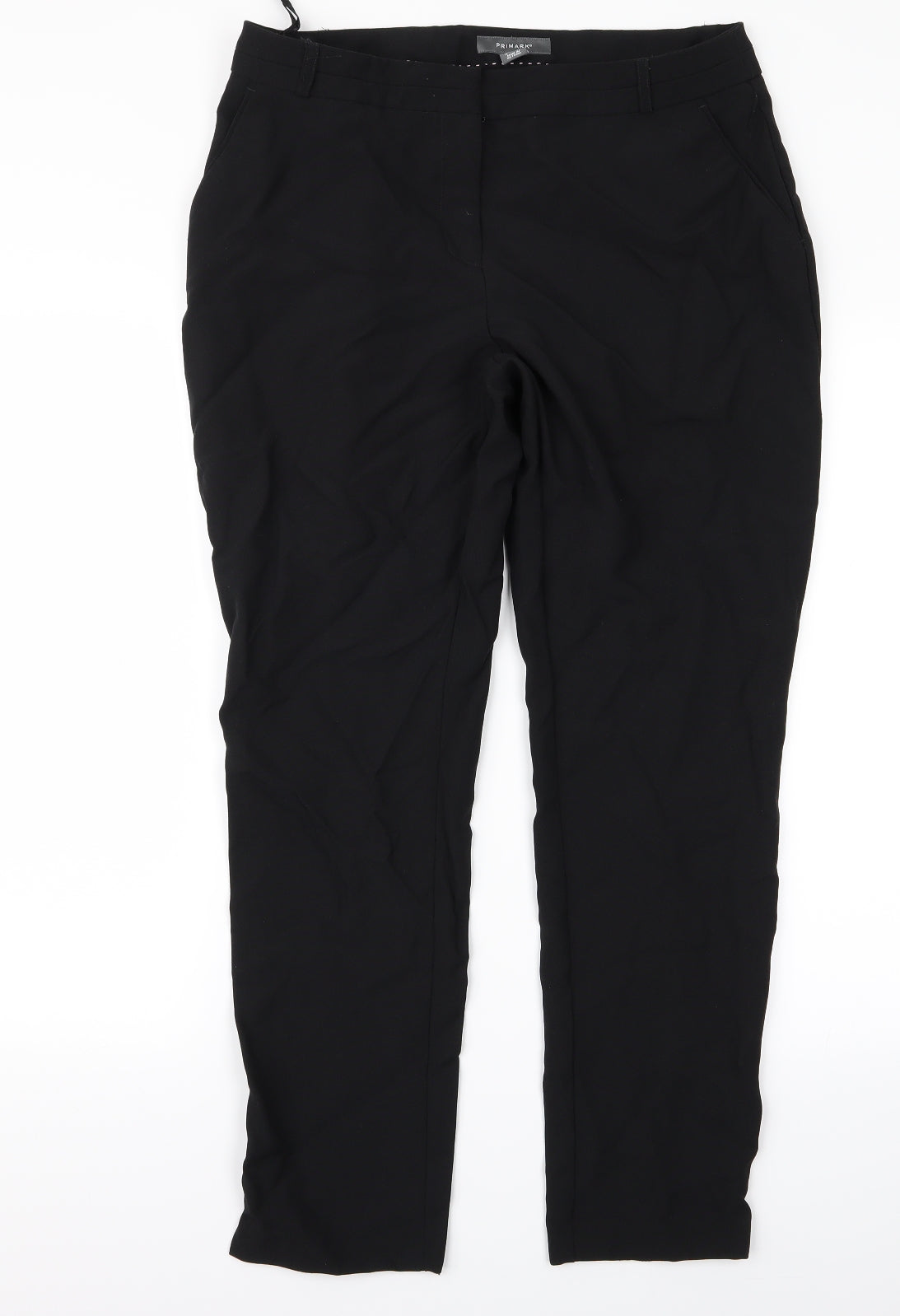 Primark Womens Black   Trousers  Size 14 L26 in