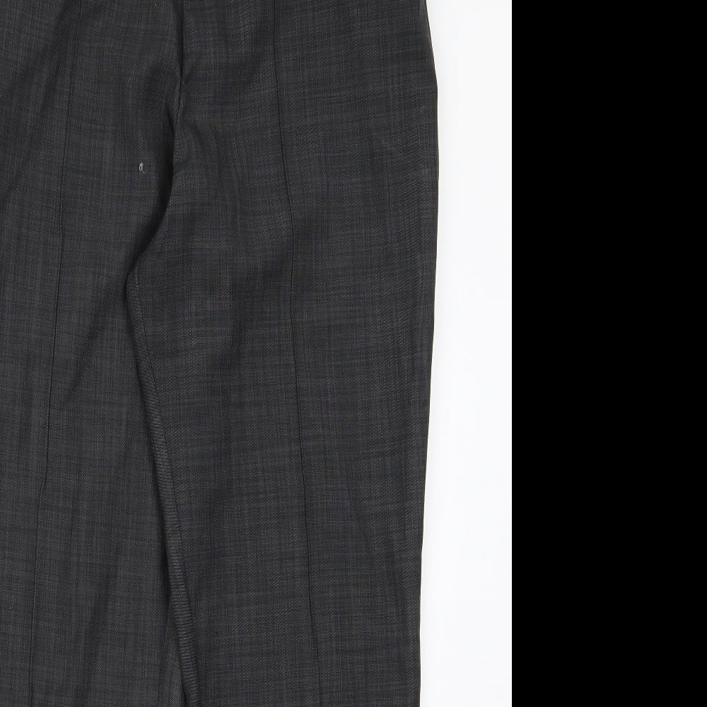 m&s Womens Green   Trousers  Size 12 L27 in