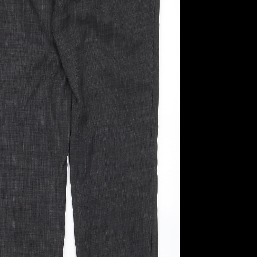 m&s Womens Green   Trousers  Size 12 L27 in