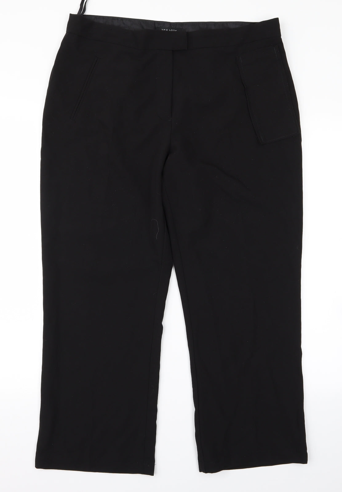New Look Womens Black   Trousers  Size 16 L24 in